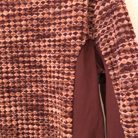 NIKE PRO HyperWarm Turtleneck Women’s Large Burgundy Long Sleeve TOP ONLY - Picture 5 of 15